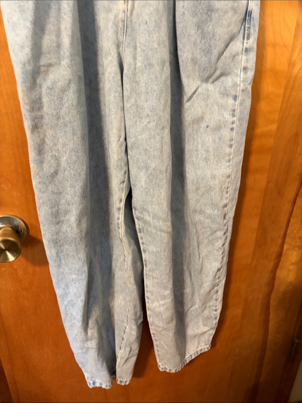 Zara Light Blue Denim Jumpsuit - Picture 4 of 5